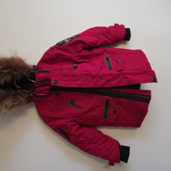 Point Zero Red Parka Jacket - Picture 13 of 15